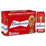 Budweiser 500ml Cans 8 Pack